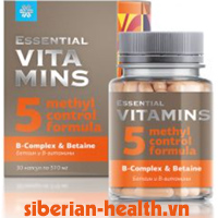 Essential Vitamins B-complex & Betaine giảm xơ vữa mạch & tốt cho tim mạch