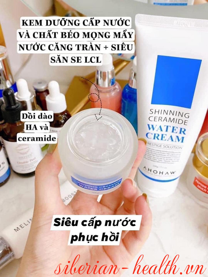 Kem Shinning Ceramide Water Cream Ahohwa