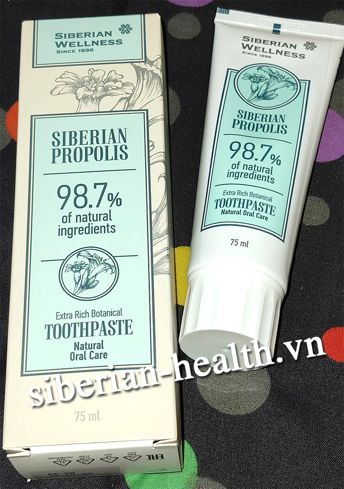 Siberian Wellness SIBERIAN PROPOLIS Extra rich botanical toothpaste Natural oral care
