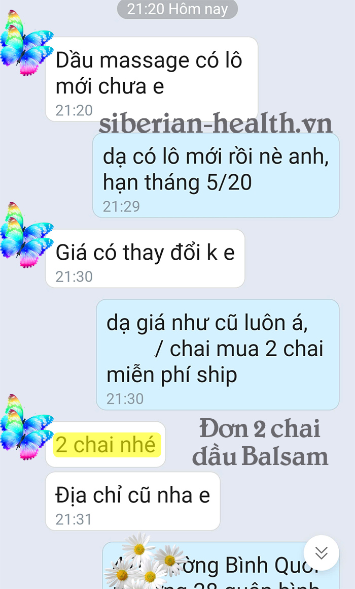 DẦU BALSAM NGA CHÍNH HÃNG