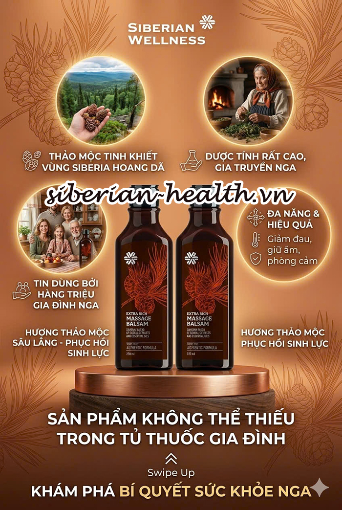 Những công dụng "vạn năng" của Dầu Balsam Nga