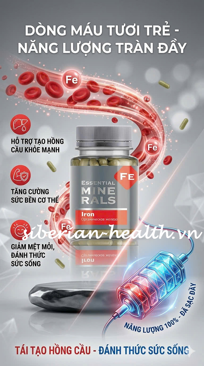 Sắt Hữu Cơ Siberian Wellness
