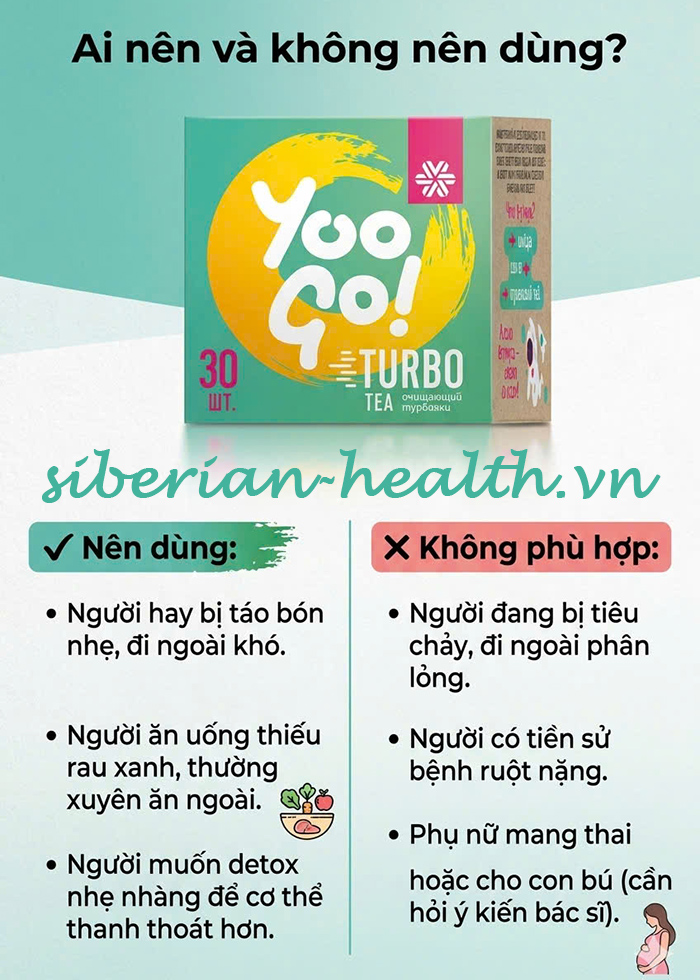 ai nên và không nên dùng trà yoo go siberian wellness