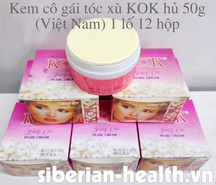 Kem cô gái tóc xù KOK hủ 50g (Việt Nam) 1 lố 12 hộp 