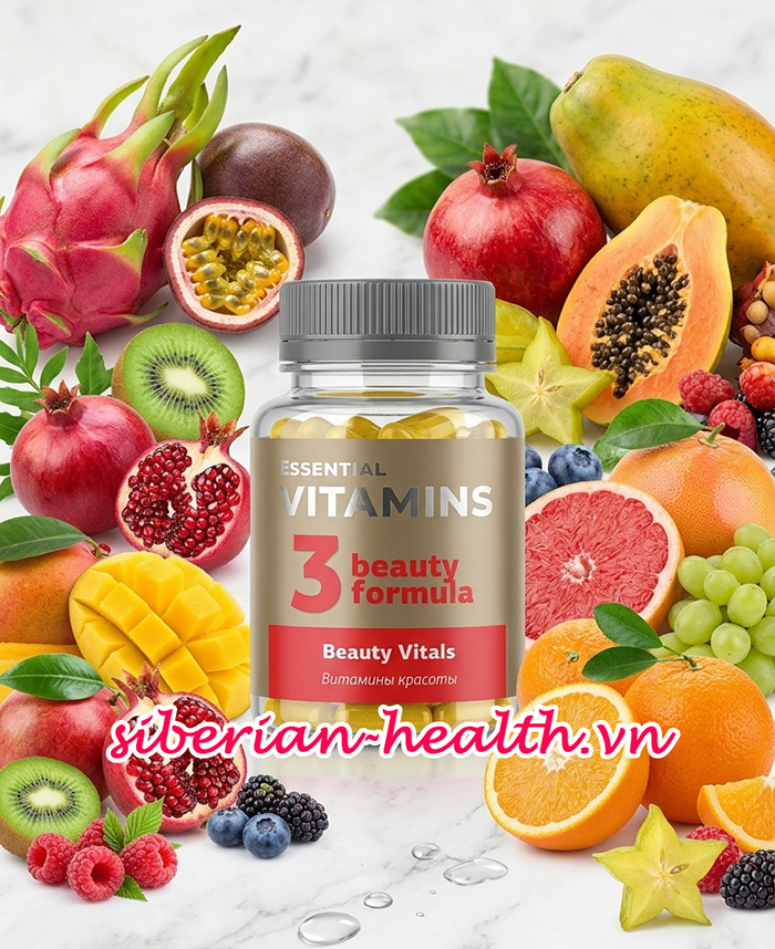 Essential Vitamins Beauty Vitals Siberian Wellness