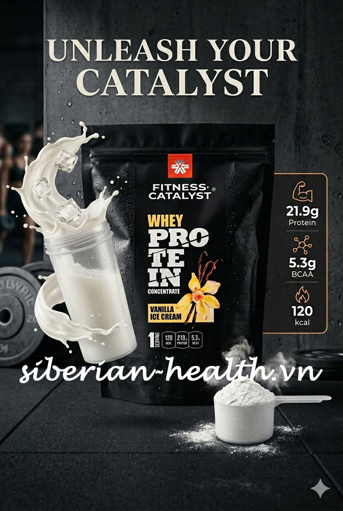 Fitness Catalyst Whey protein concentrate Vanilla Ice cream