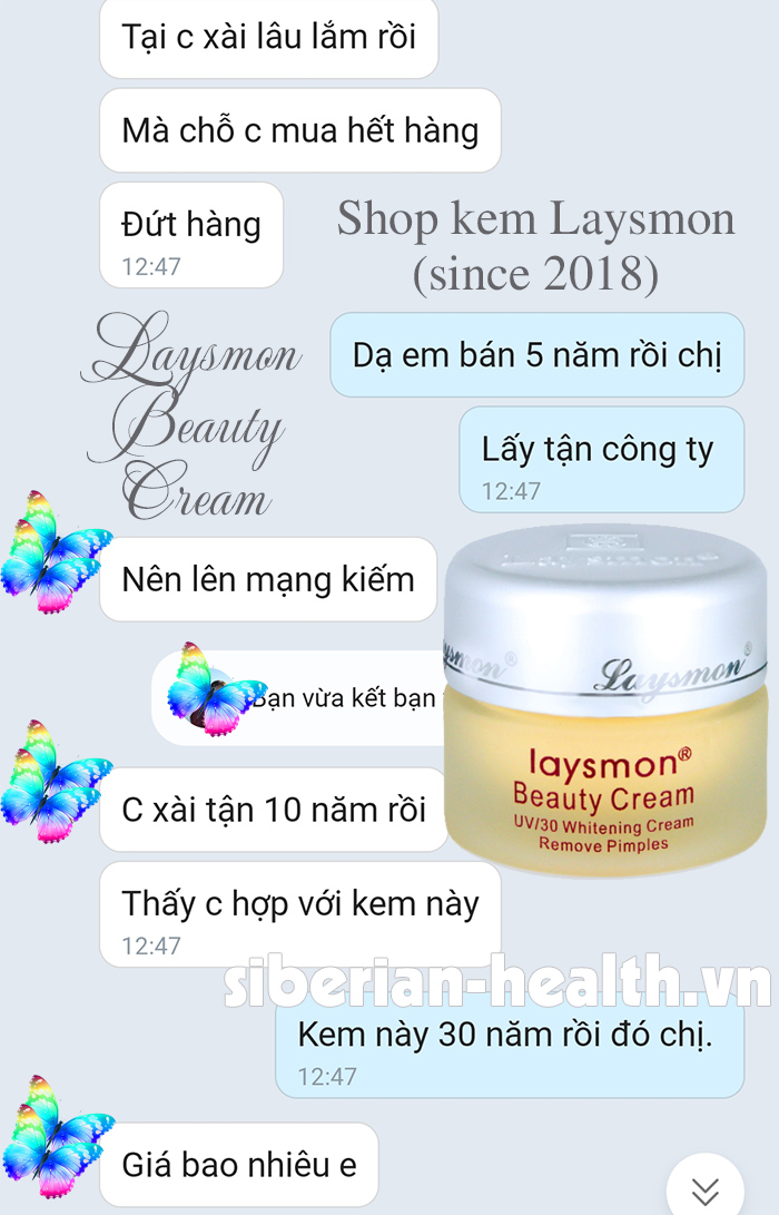 [Hàng chính hãng] Kem Laysmon Beauty Cream dưỡng trắng mờ thâm tái tạo da