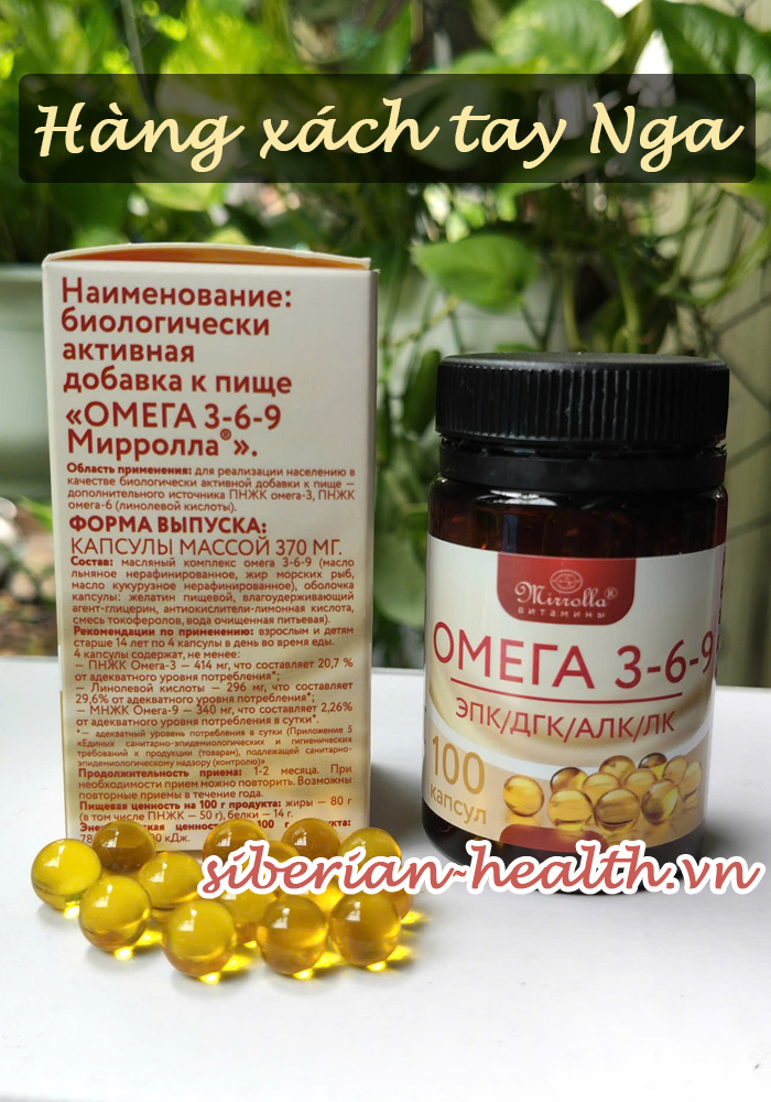 Viên nang Omega 369 Mirrolla Nga