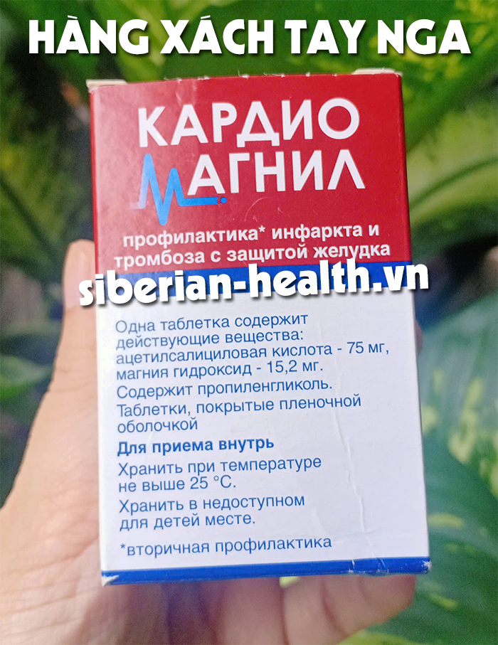 Viên Uống Hỗ Trợ Phòng Ngừa Đột Qụy Cardiomagnet Stada Của Nga 100 Viên