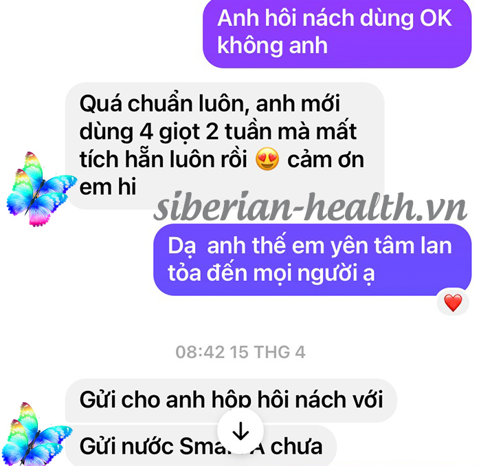 Khử mùi cơ thể SAHONA Smart A