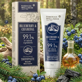 Kem đánh răng làm trắng men răng hương việt quất và than hoạt tính