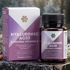 Hyaluronic Acid & Natural Vitamin C Siberian Wellness: Da Căng Mọng